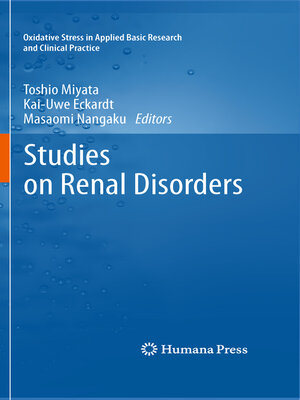 cover image of Studies on Renal Disorders